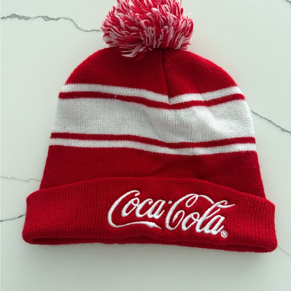 Coca-Cola Red and White Beanie